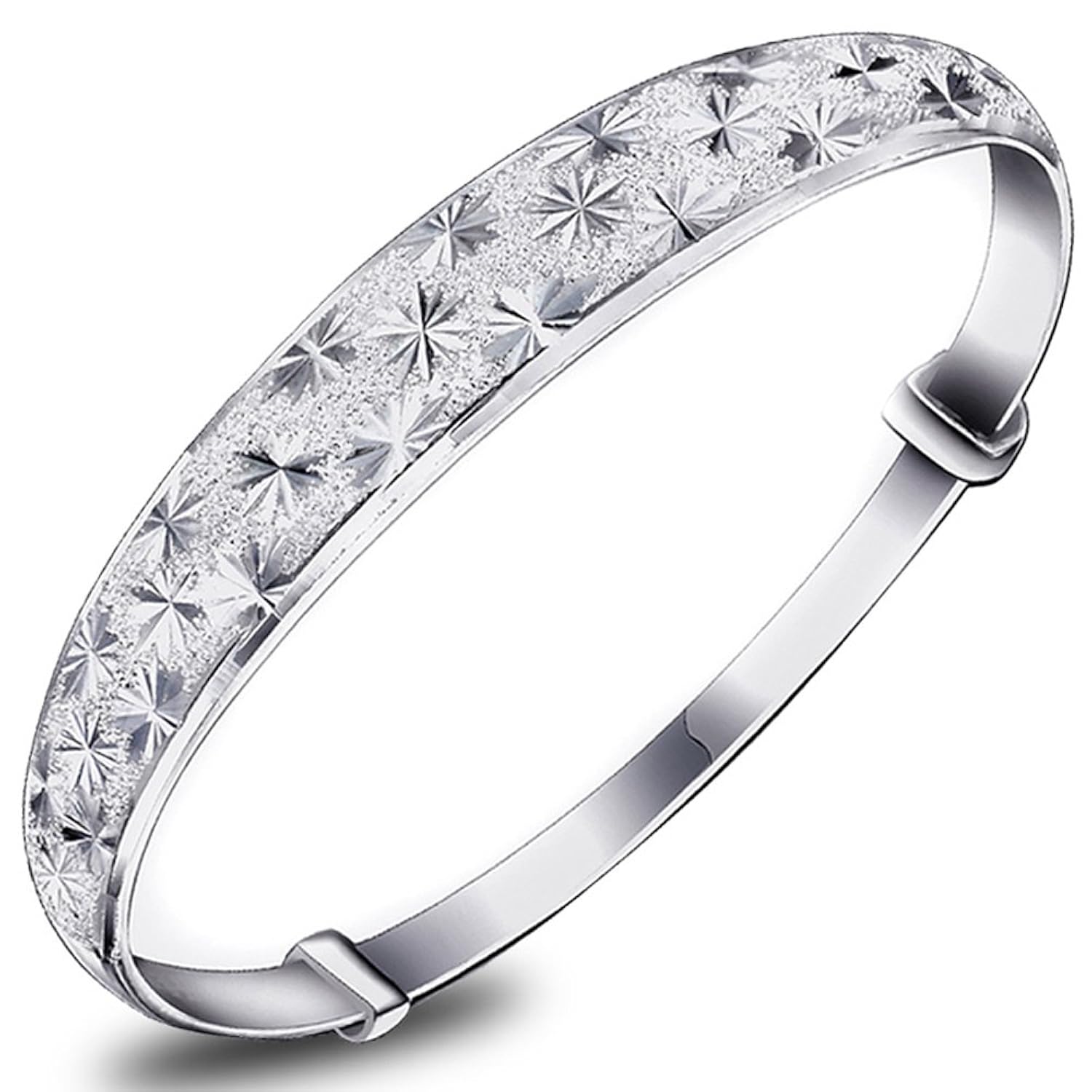 【超值限量】winy 唯一 s999千足银手镯 吉祥满天星(可拉伸) 古香古色